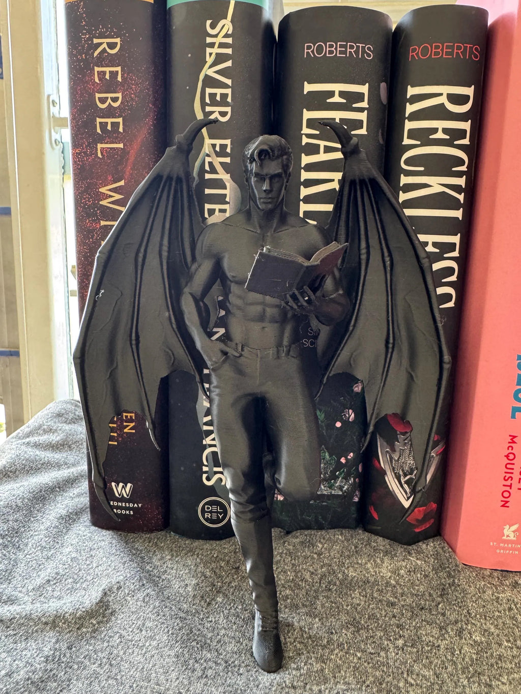 ACOTAR Rhysand bookshelf leaner decor