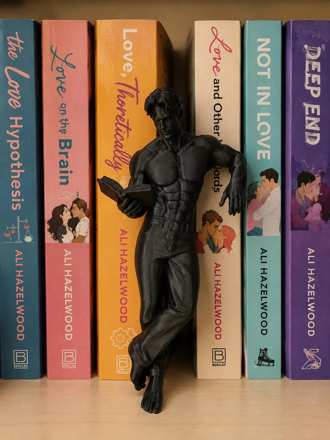 Adam Carlsen Love Theoretically bookshelf leaner decor